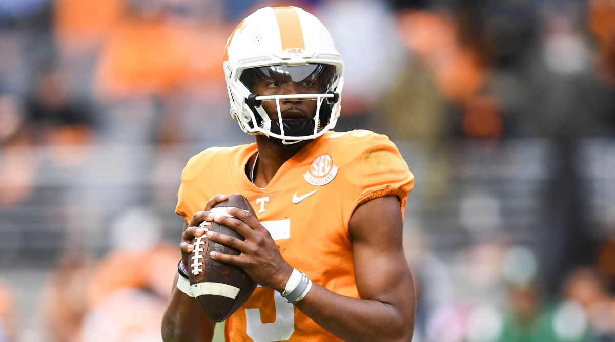 Tennessee quarterback Hendon Hooker was drafted by the Lions in the third round of the NFL draft.