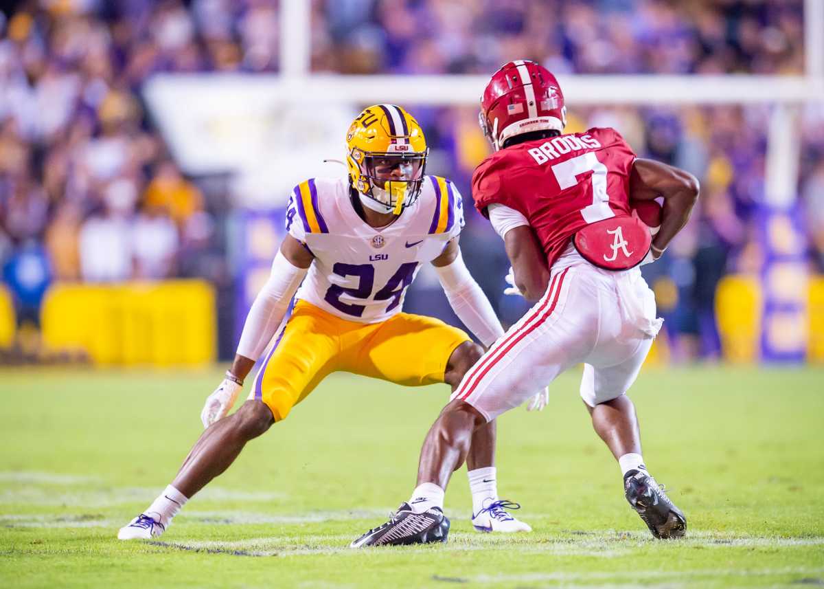 LSU cornerback Jarrick Bernard-Converse