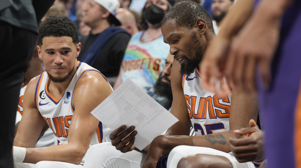 Kevin Durant and Devin Booker