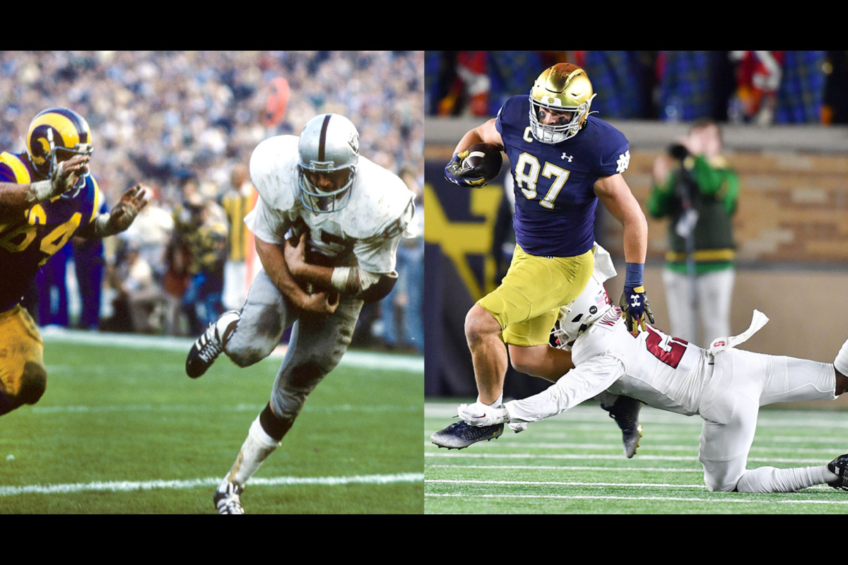 Las Vegas Raiders TE draft pick Michael Mayer has many seeing a ghost - Sports Illustrated Las