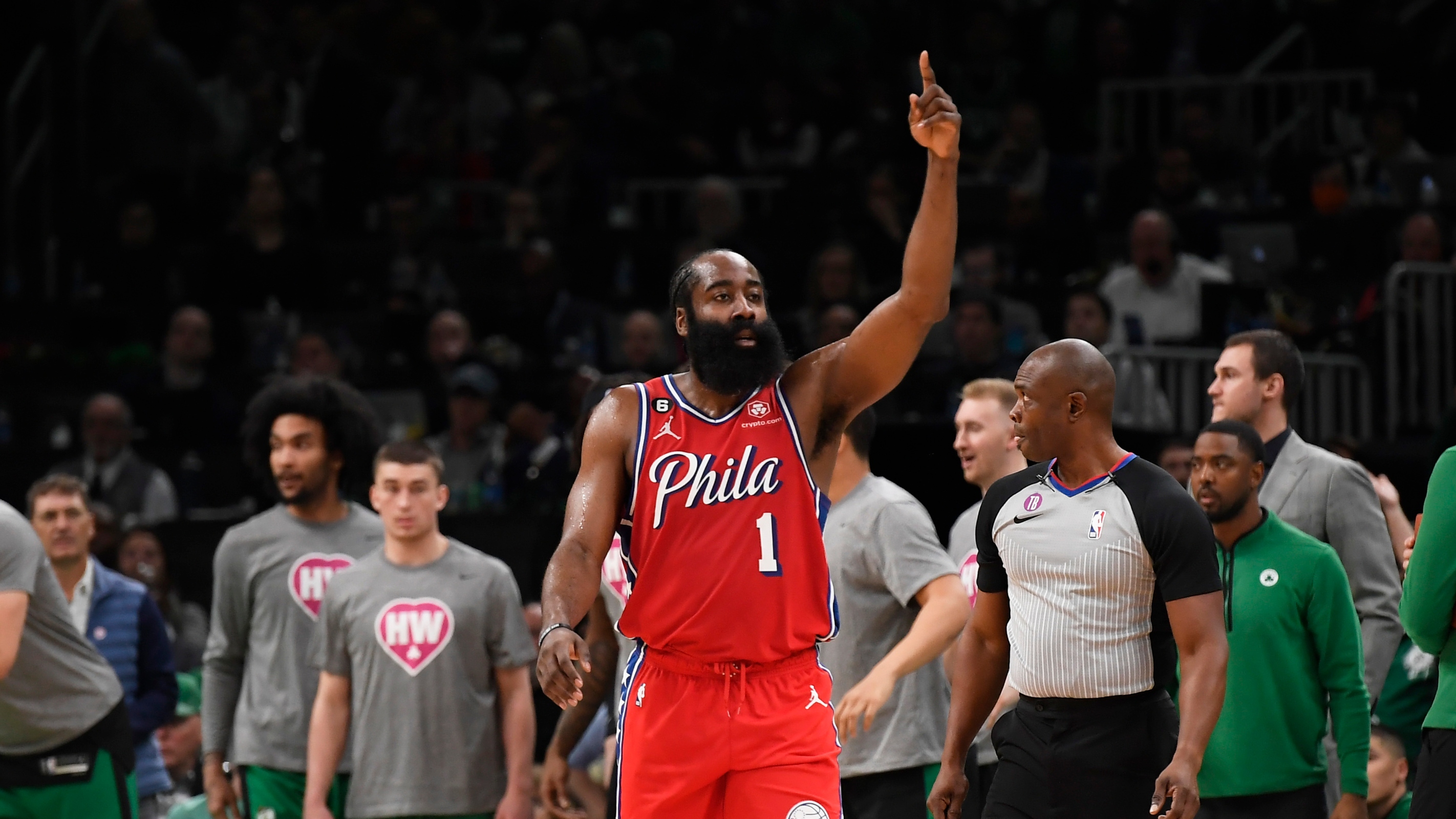 James Harden drops 45 as Sixers take 1-0 lead over Celtics