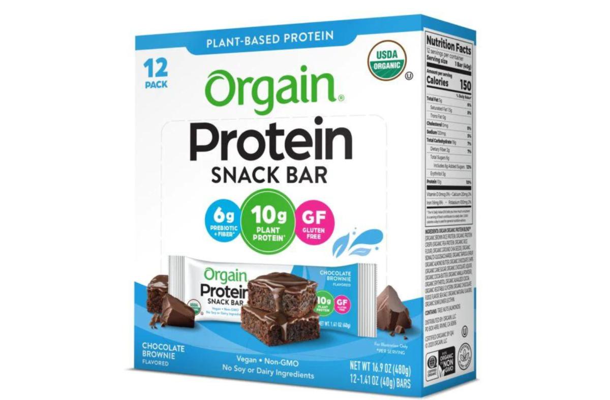 Orgain Vegan protein snack bar