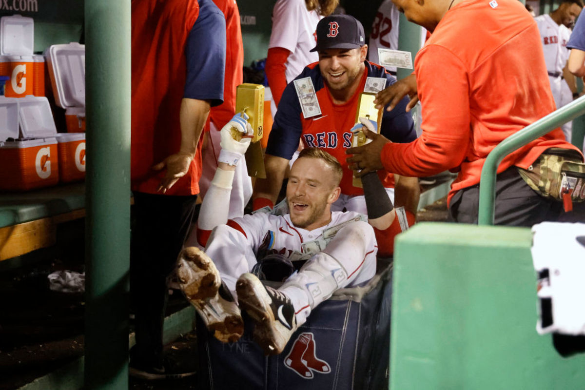 How the Red Sox' laundry cart celebration became a thing
