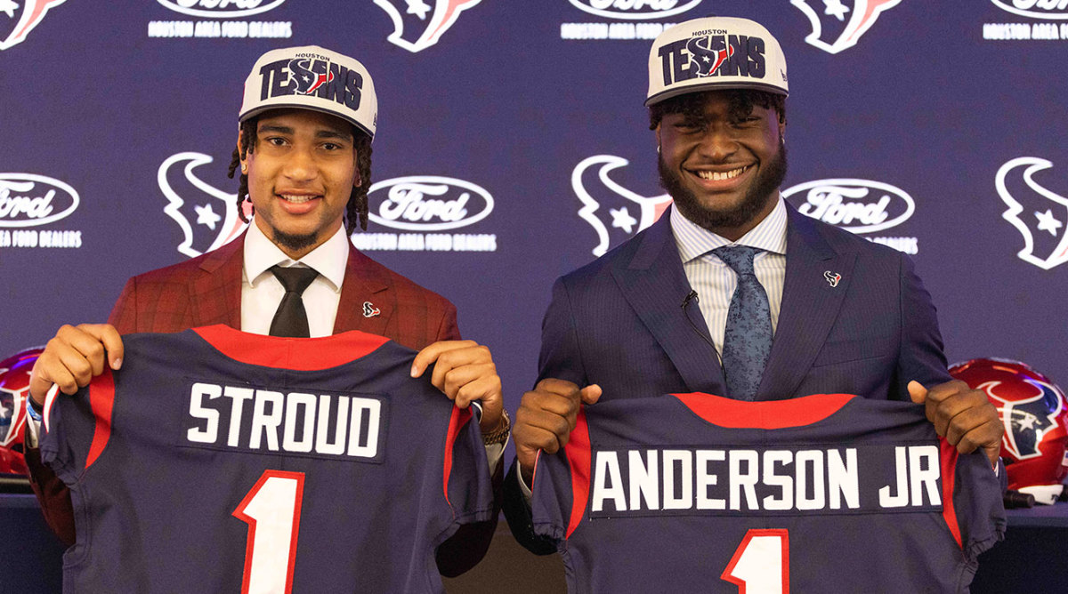 C.J. Stroud and Will Anderson Jr. were both selected in the first of the NFL draft by the Texans