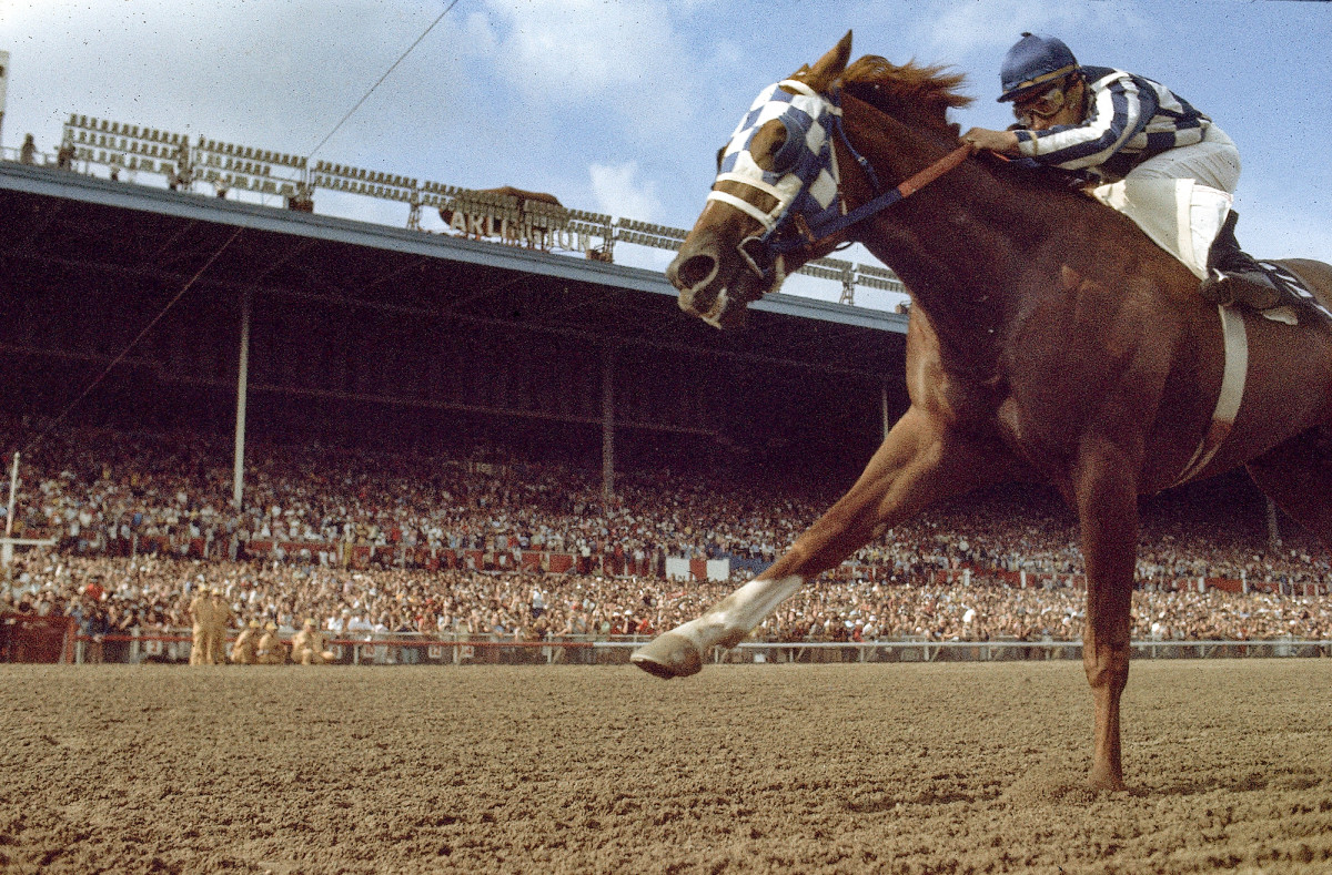 A race in June 1973 at Arlington Park was one of the few post–Triple Crown races Secretariat took part in.