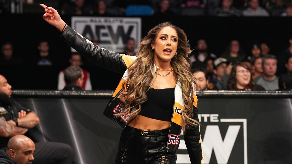 AEW's Britt Baker on All In, Her New Shirt and the Return of Adam Cole ...