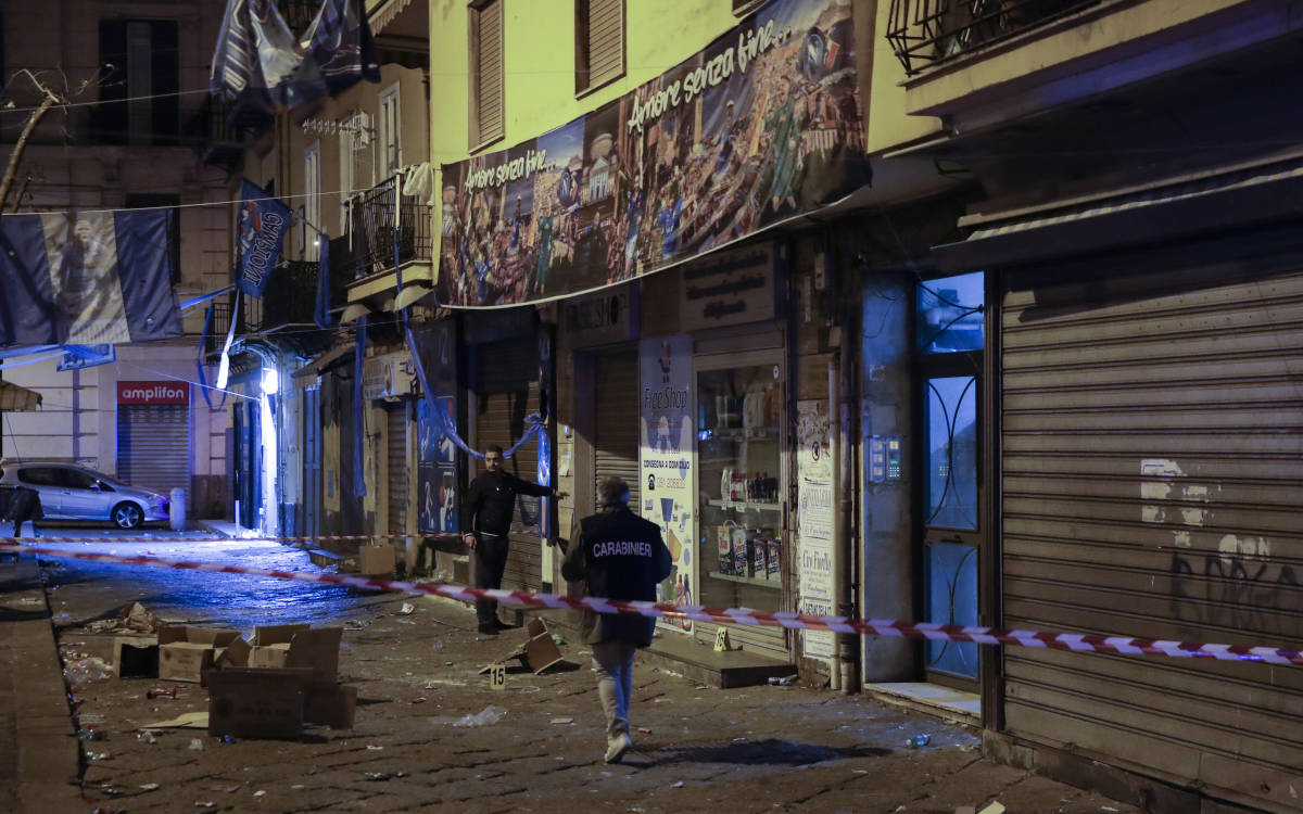 Un hombre de 26 años perdió la vida durante los festejos en la ciudad de Nápoles