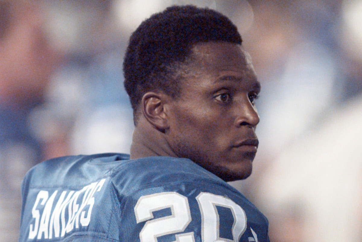 Detroit Lions Hall of Fame running back Barry Sanders