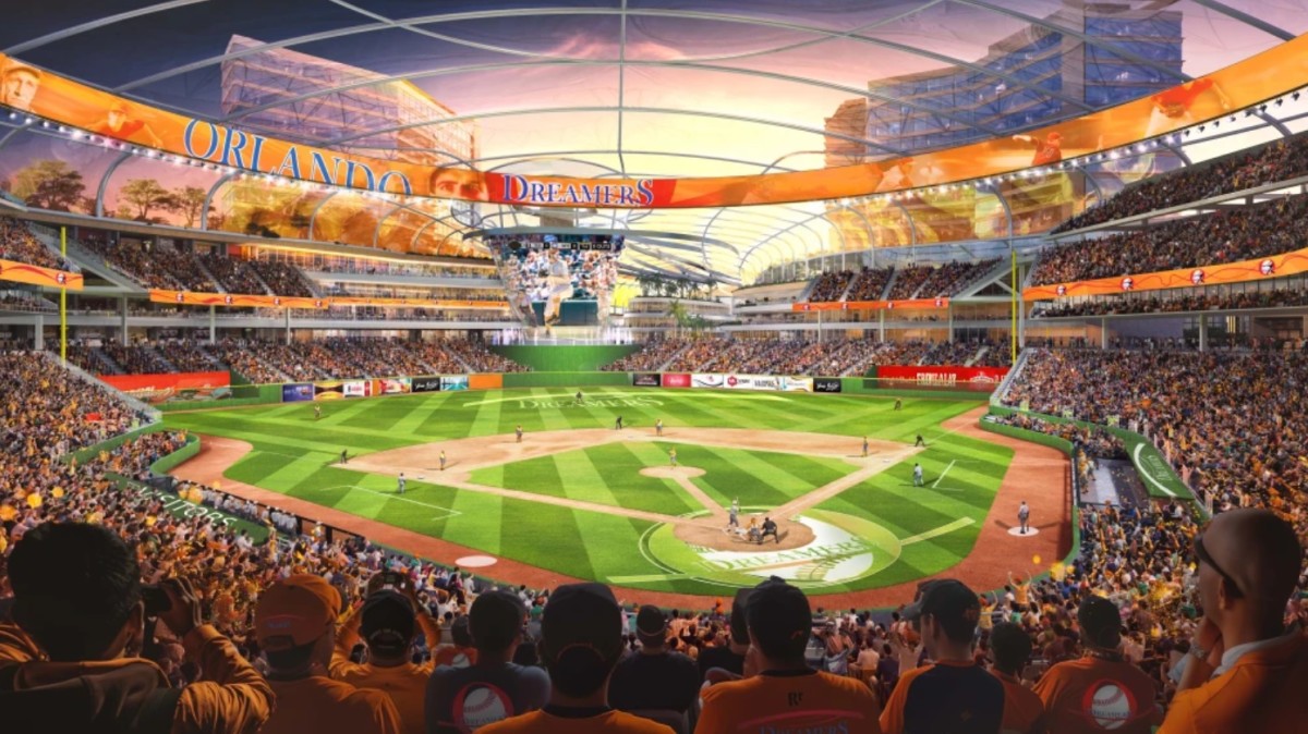 Orlando Dreamers MLB stadium rendering