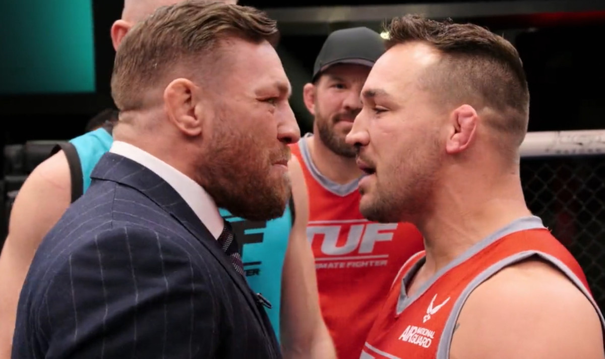VIDEO: UFC Megastar Conor McGregor Shoves Michael Chandler On Set Of TUF 31  - Sports Illustrated MMA News, Analysis and More