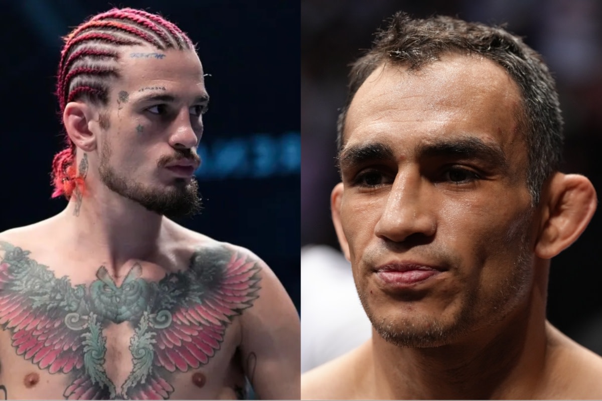 UFC fighters Sean O'Malley and Tony Ferguson.