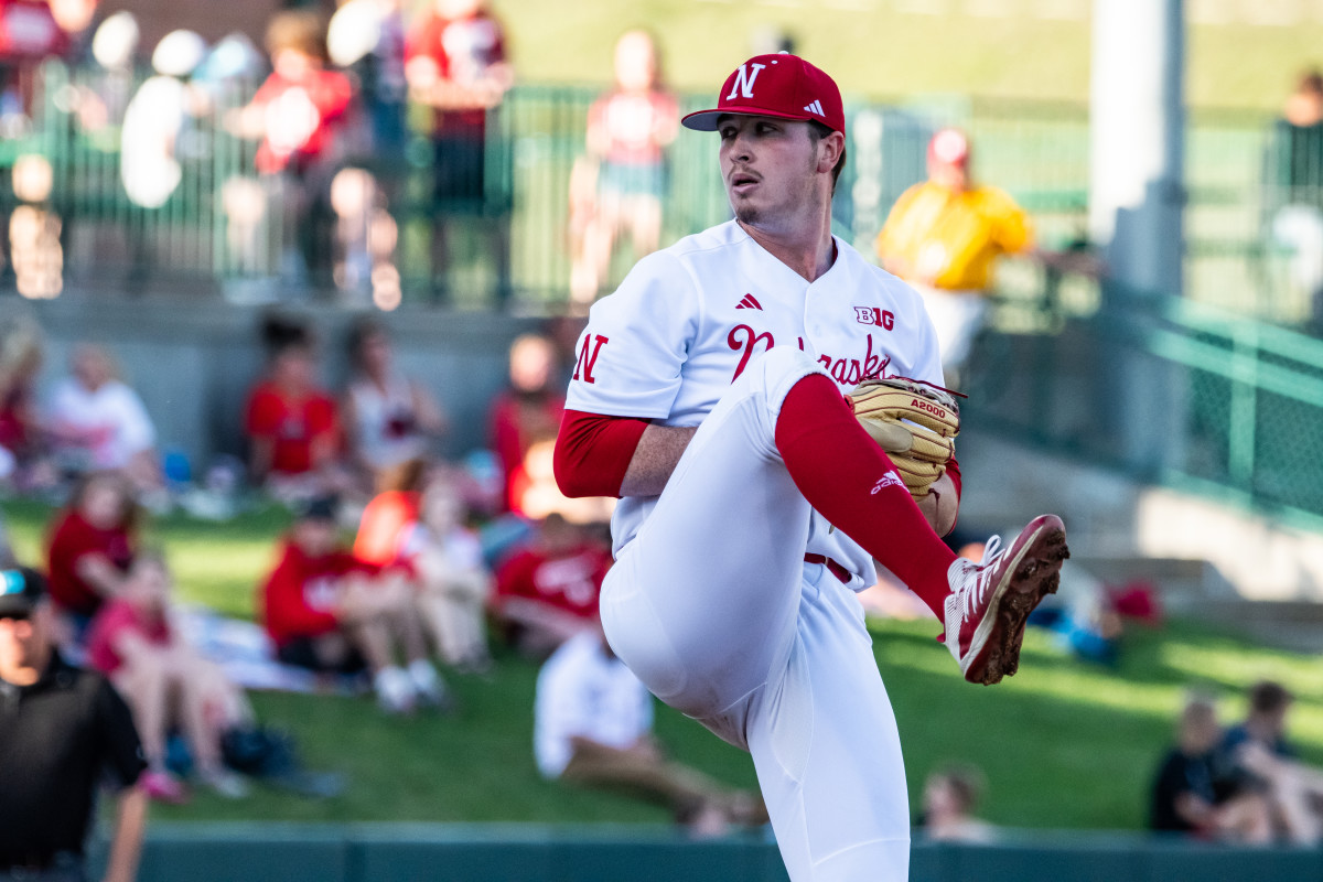 01-Emmett Olson Nebraska Baseball vs Penn State G1 2023