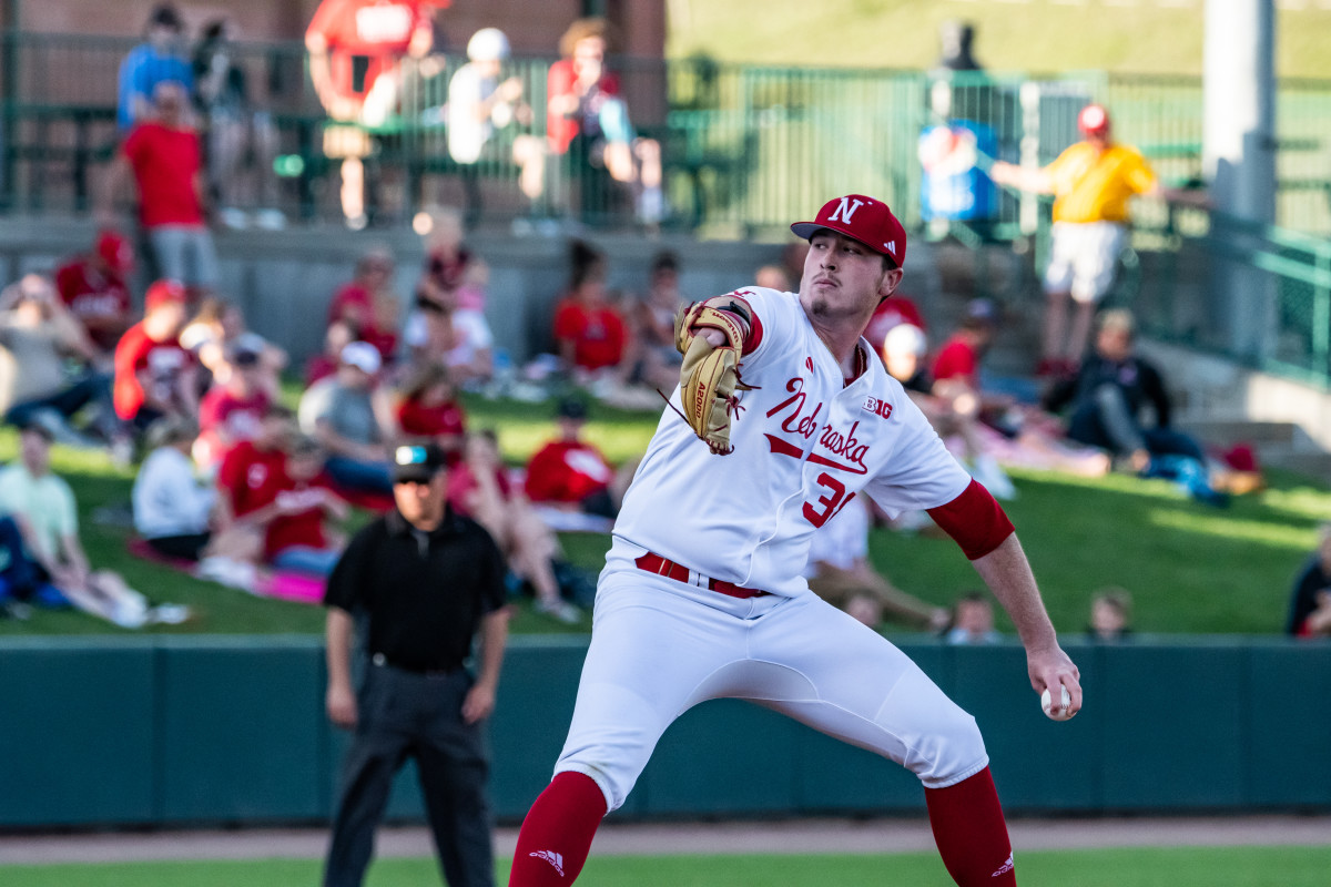 02-Emmett Olson Nebraska Baseball vs Penn State G1 2023