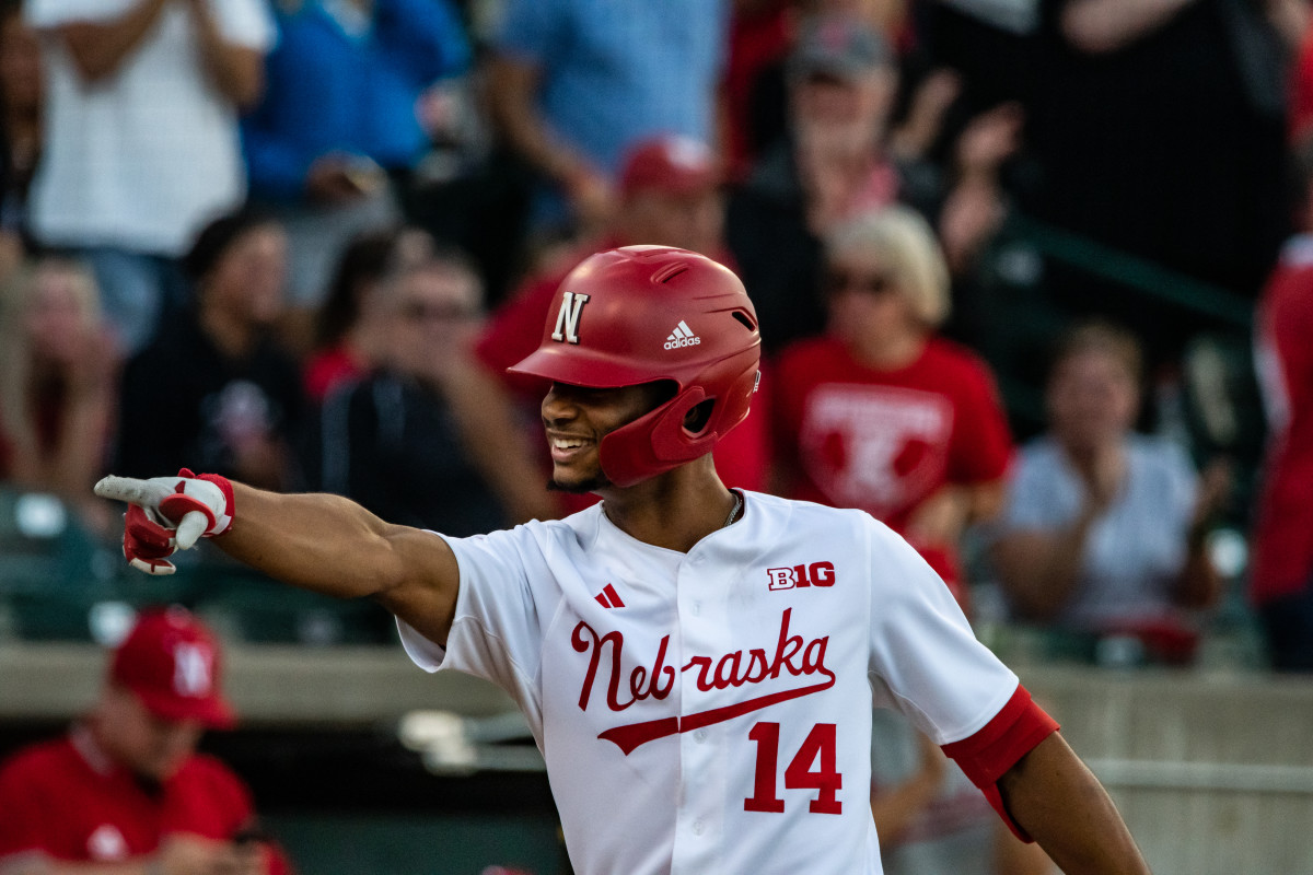 11-Brice Matthews Nebraska Baseball vs Penn State G1 2023