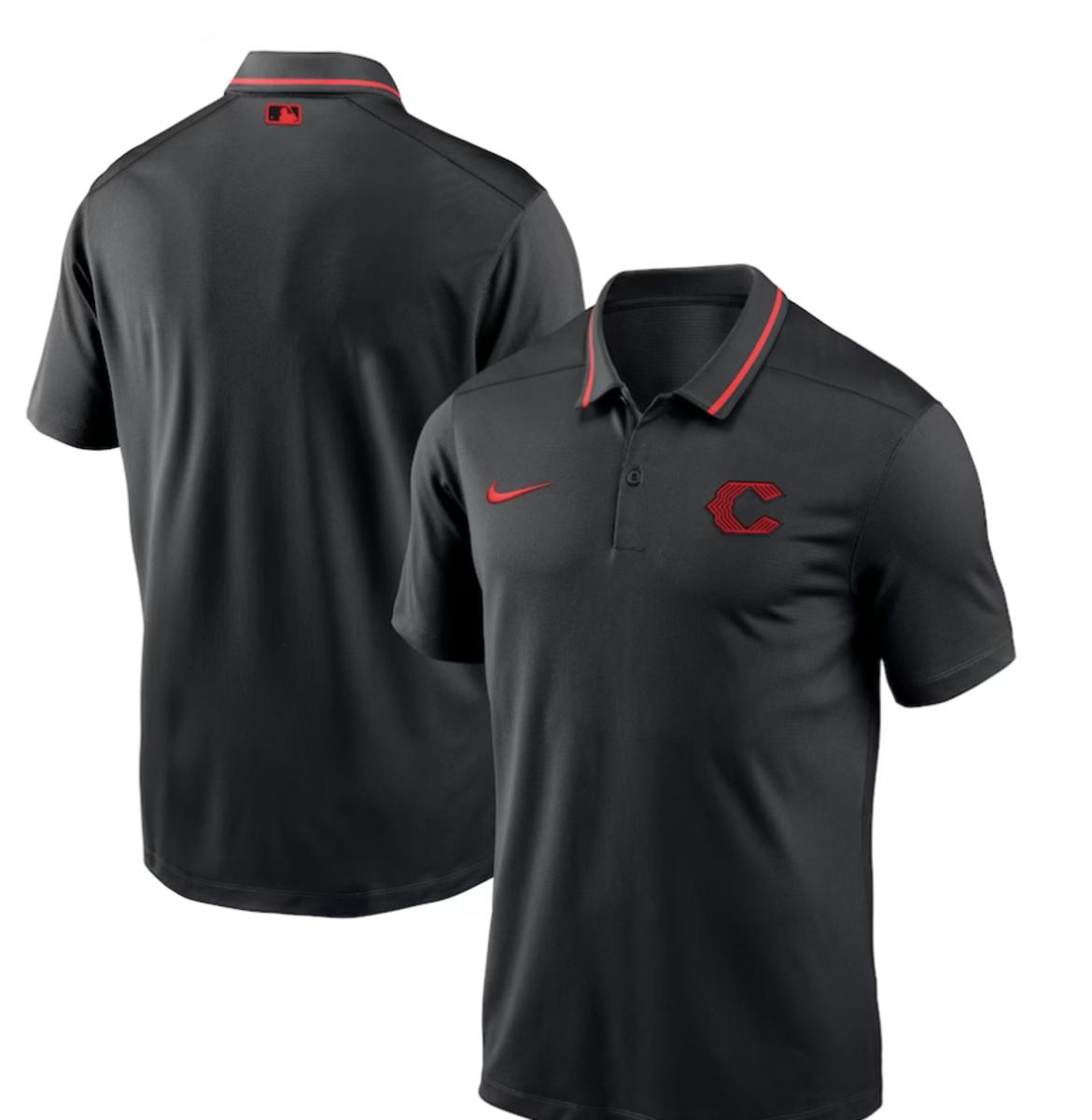 Men's Cincinnati Reds Nike Black 2023 City Connect Knit Performance Polo - $69.99