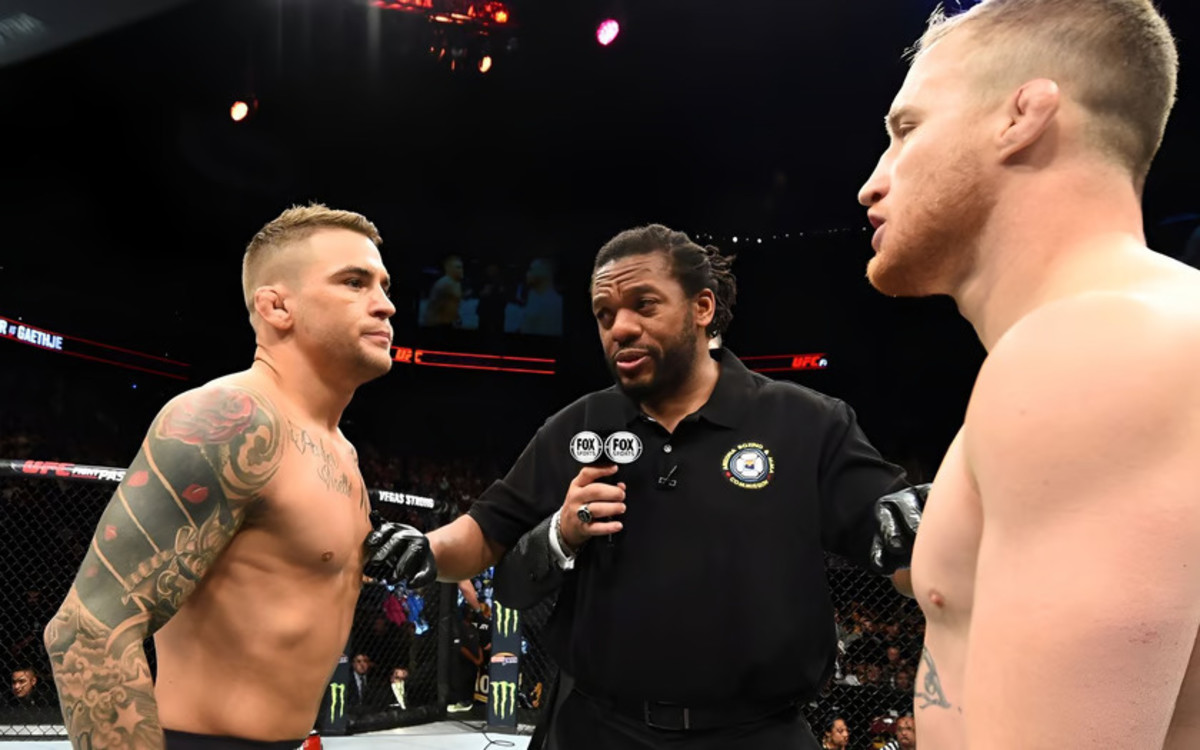 Dustin Poirier and Justin Gaethje face off for their UFC Glendale main event.