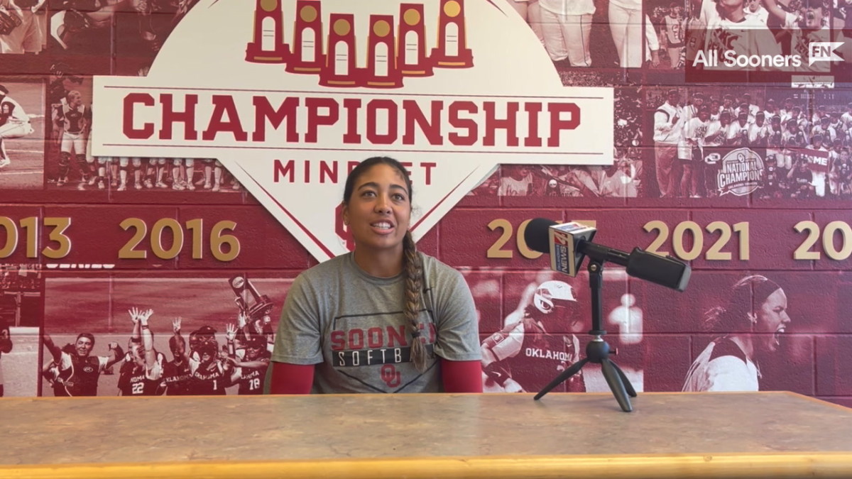 WATCH Oklahoma 2B Tiare Jennings' NCAA Regionals Press Conference