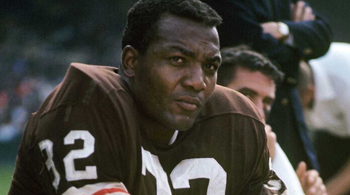 Jim Brown in uniform