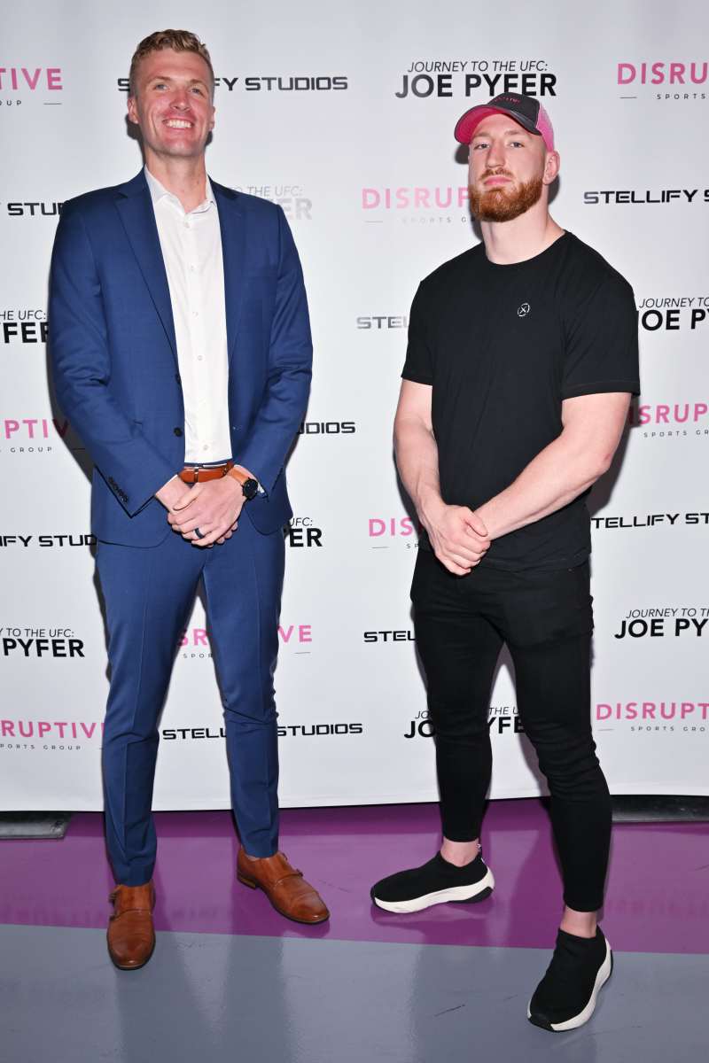 Chandler Henry, and Joe Pyfer, Attend Journey to the UFC Premiere Screening on Thursday, May 4th, 2023 at Dream Live in East Rutherford, New Jersey"