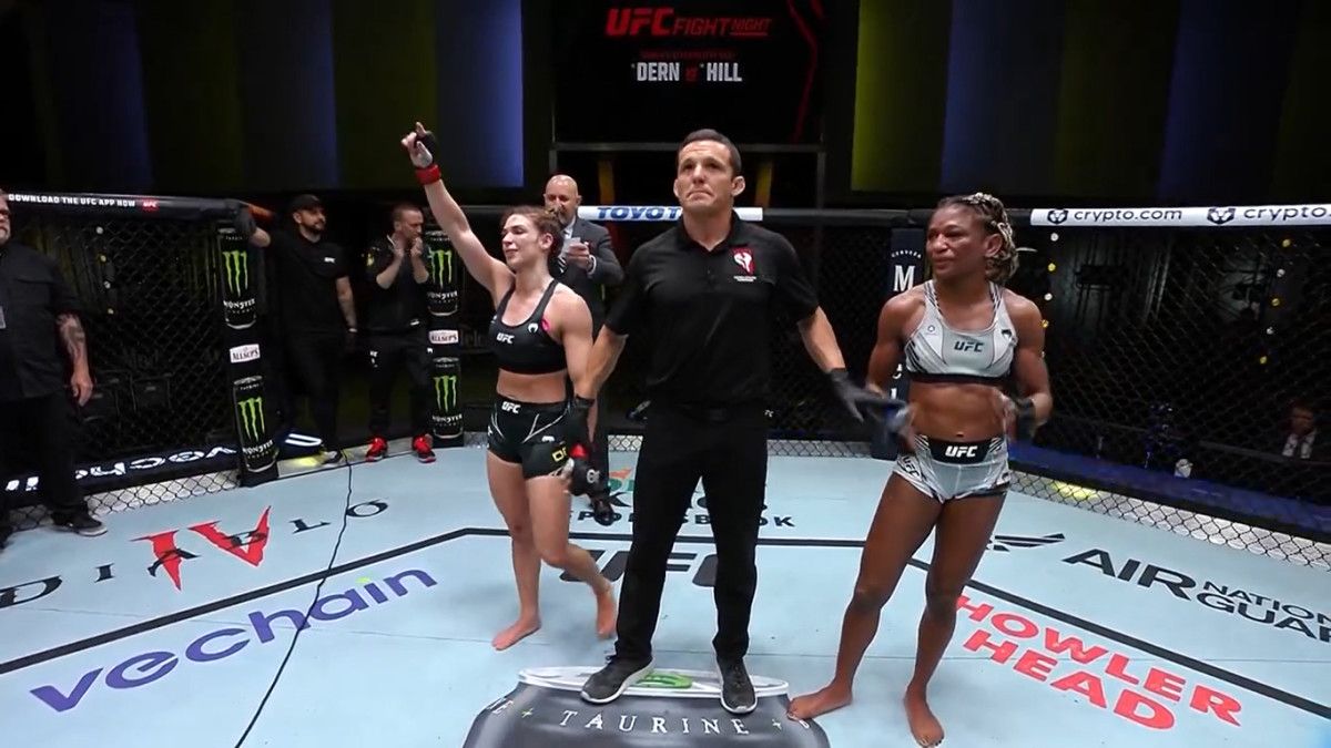 VIDEO Mackenzie Dern Dominates Angela Hill At UFC Vegas 73 Sports 