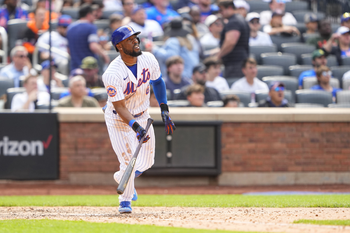 New York Mets outfielder Starling Marte blasted a go-head two-run home run against the Cleveland Guardians.