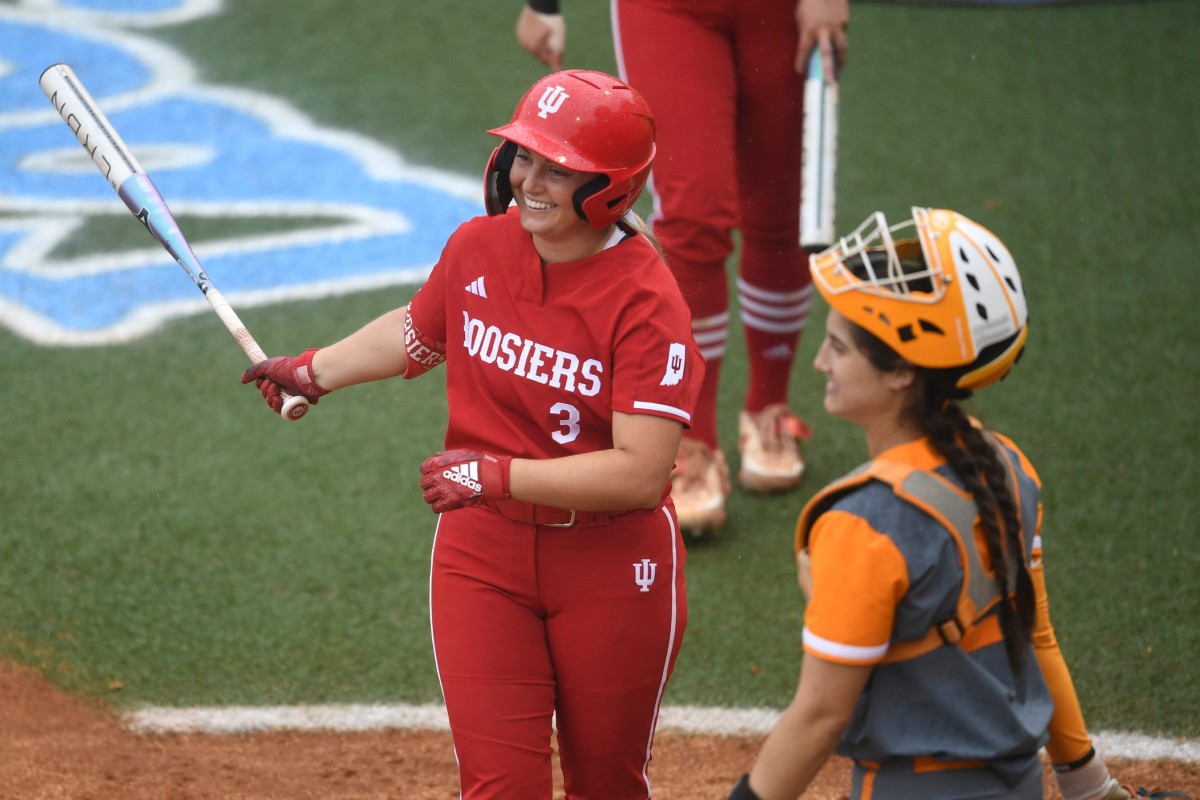 Indiana's Taylor Minnick had a big year at the plate, hitting .390 on the season with 12 home runs (USA TODAY Sports)