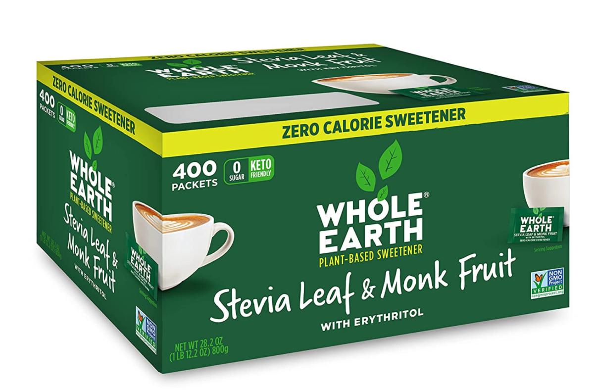 Whole Earth Stevia & Monk Fruit Plant-Based Sweetener