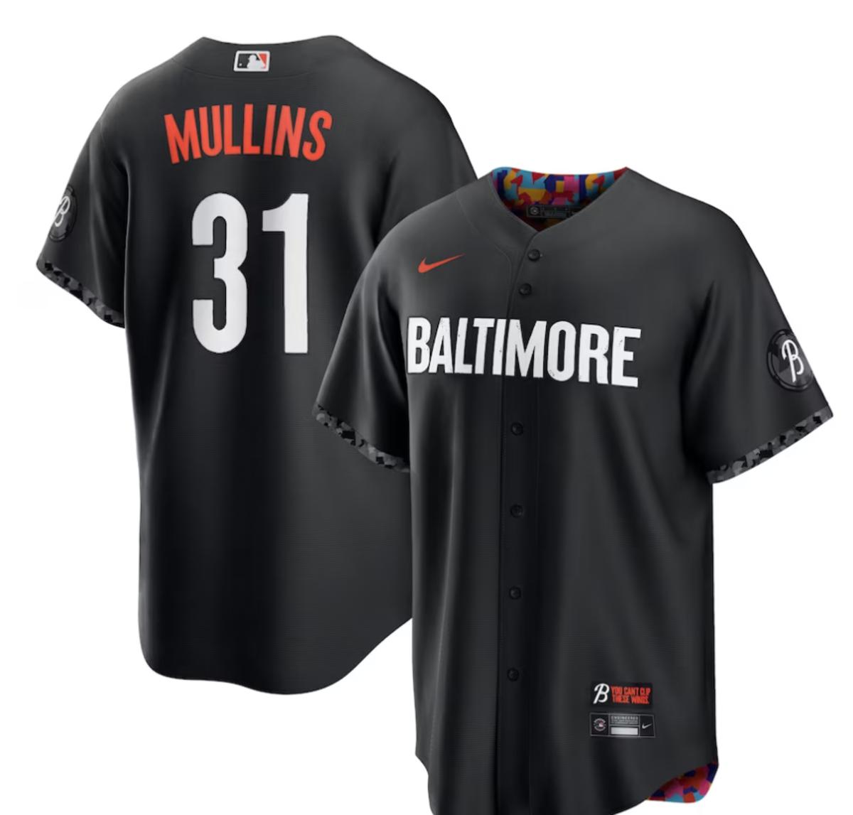 Women's Baltimore Orioles Cedric Mullins Nike Black 2023 City