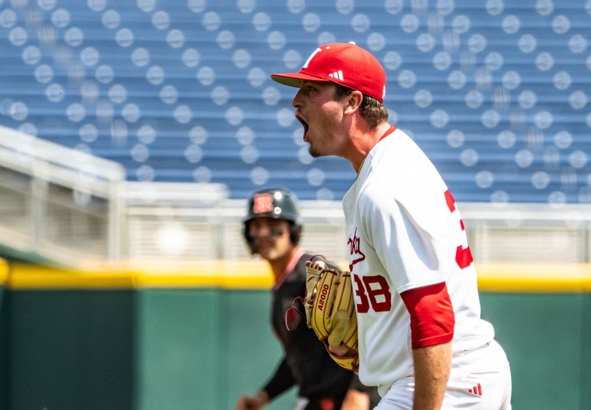 09-Emmett Olson Nebraska Baseball vs Rutgers B1G Tourn
