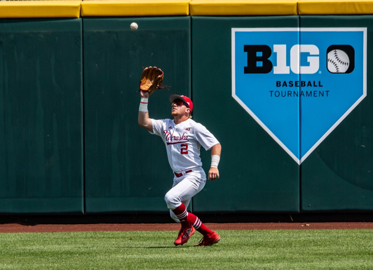 12-Casey Burnham Nebraska Baseball vs Rutgers B1G Tourn