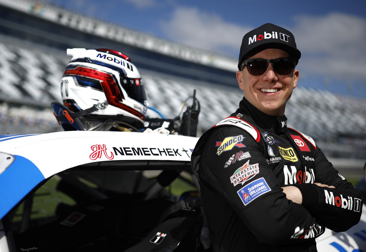 John Hunter Nemechek is back in the Cup Series and returns to Toyota power as well in 2024, like he previously had during his Xfinity Series tenure. (Photo by Jared C. Tilton/Getty Images)