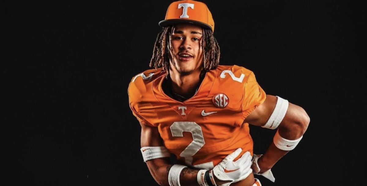 2024 4-star RB Peyton Lewis during an unofficial visit to Tennessee. (Photo courtesy of Peyton Lewis)