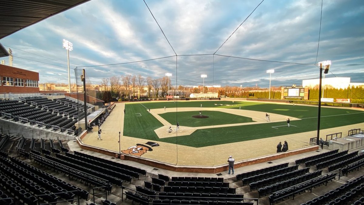 David F. Couch Ballpark, home of the Wake Forest Demon Deacons baseball team in Winston-Salem, North Carolina.