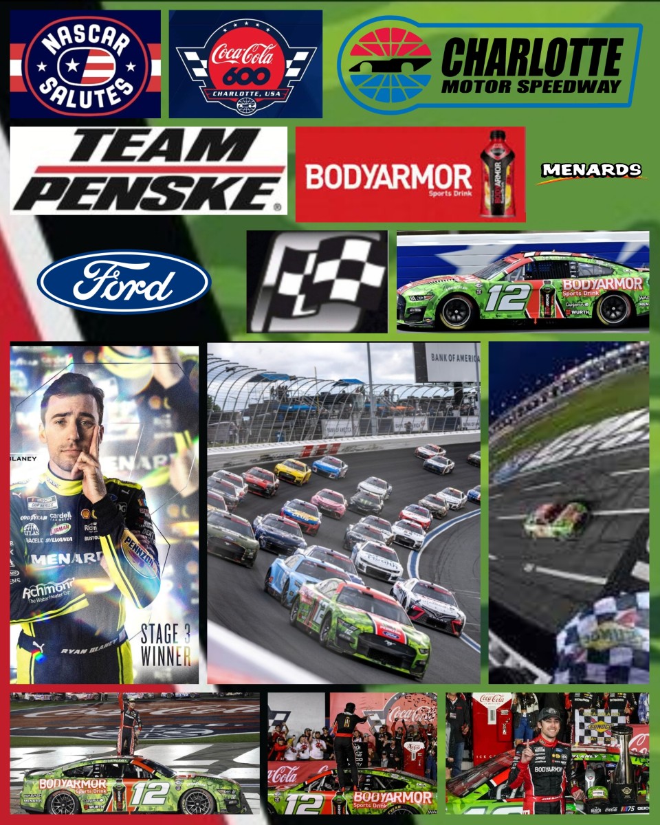 Ryan Blaney has high hopes for a win in Sunday's Coca-Cola 600 in Charlotte - Auto Racing Digest