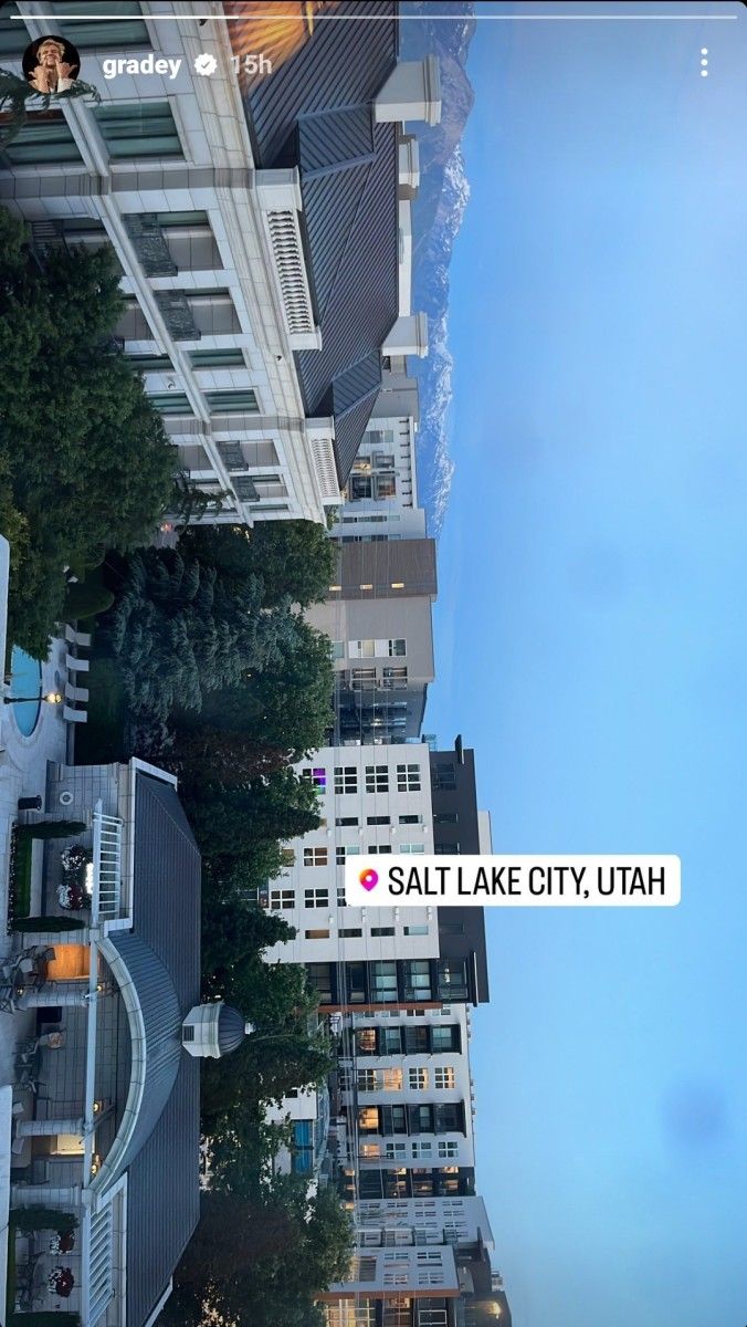 Gradey Dick Instagram story