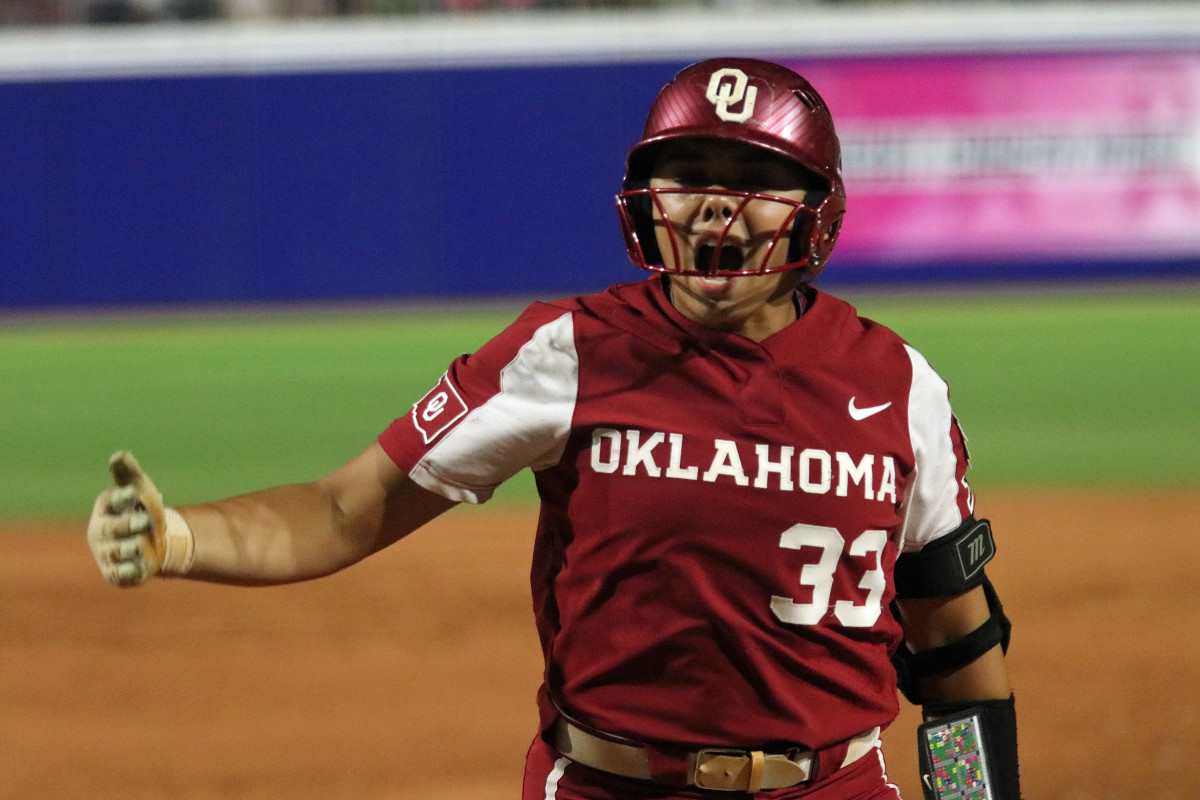 Alyssa Brito starred in her return to the infield in 2023 for the Sooners. 