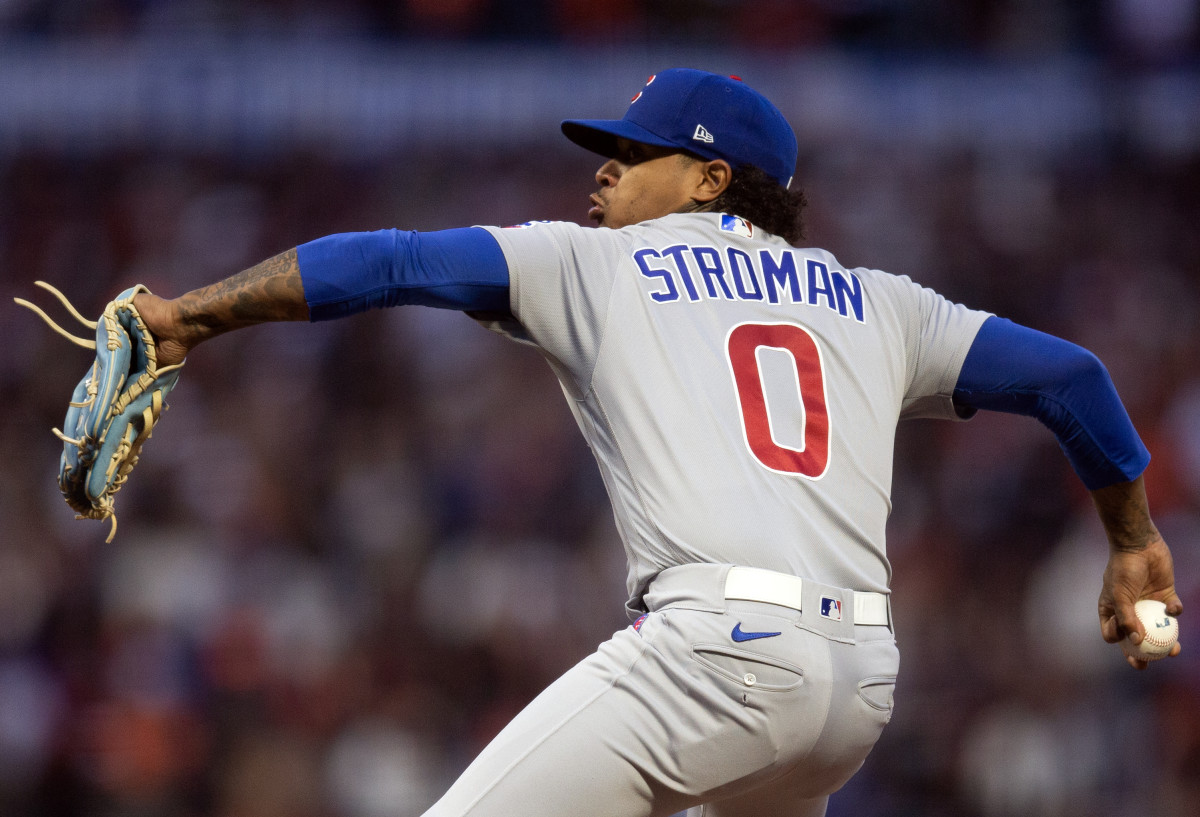 Chicago Cubs starting pitcher Marcus Stroman delivers a pitch against the SF Giants on June 9, 2023.