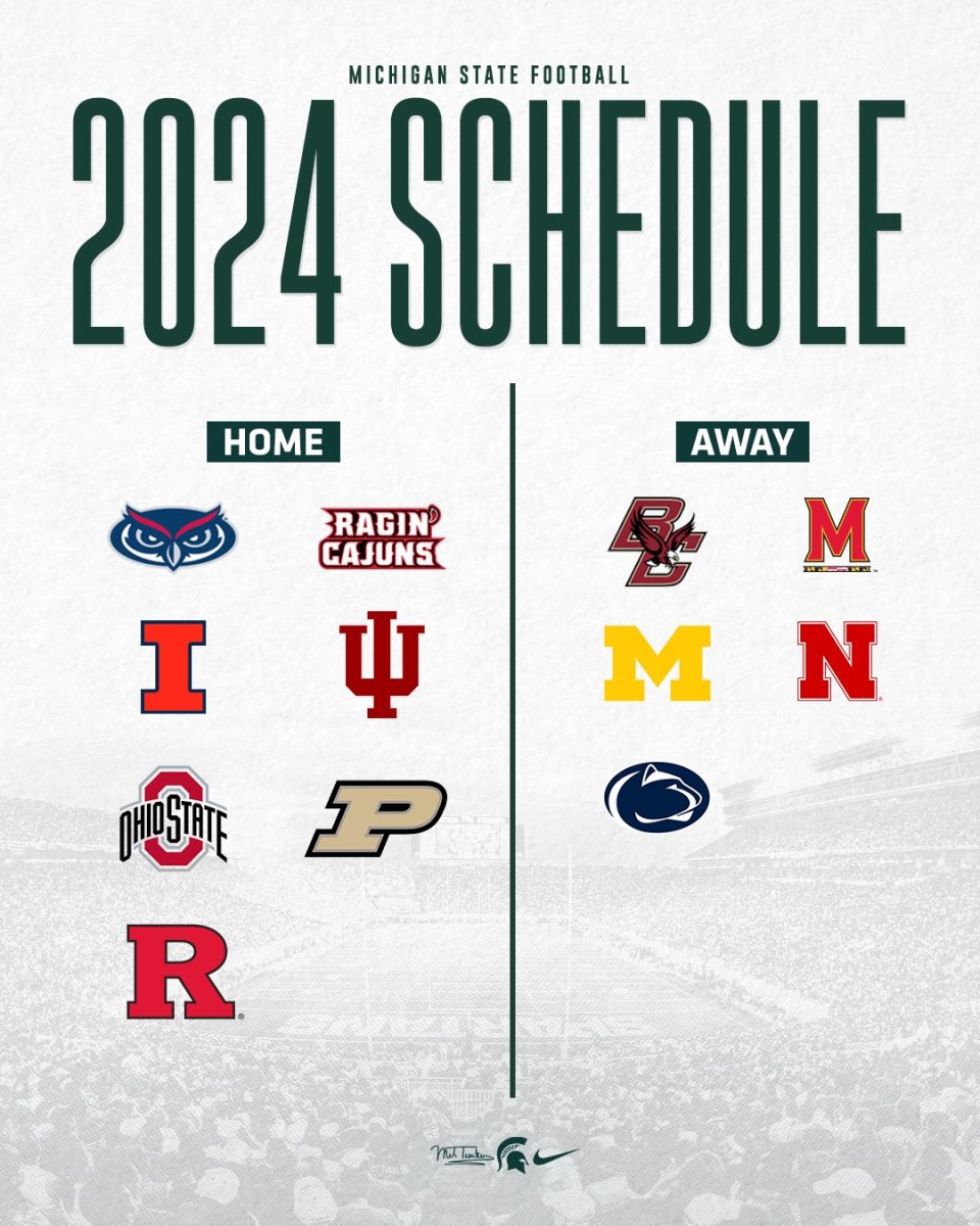 Michigan State University Football Schedule 2024 Sal Lesley