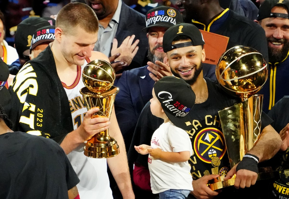 WATCH Nikola Jokic Throws Jamal Murray In Pool After Nuggets Win NBA