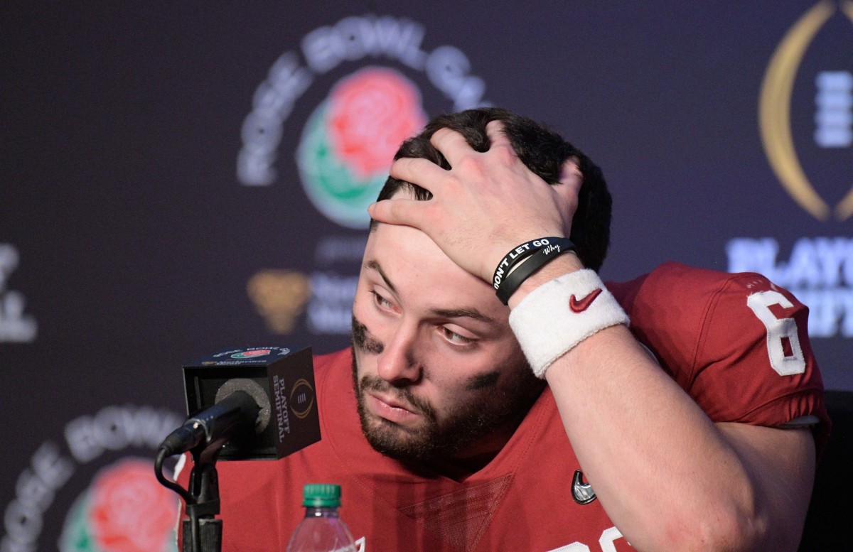 Baker Mayfield Jokes With Rodrigo Blankenship at Bucs' Minicamp Tampa