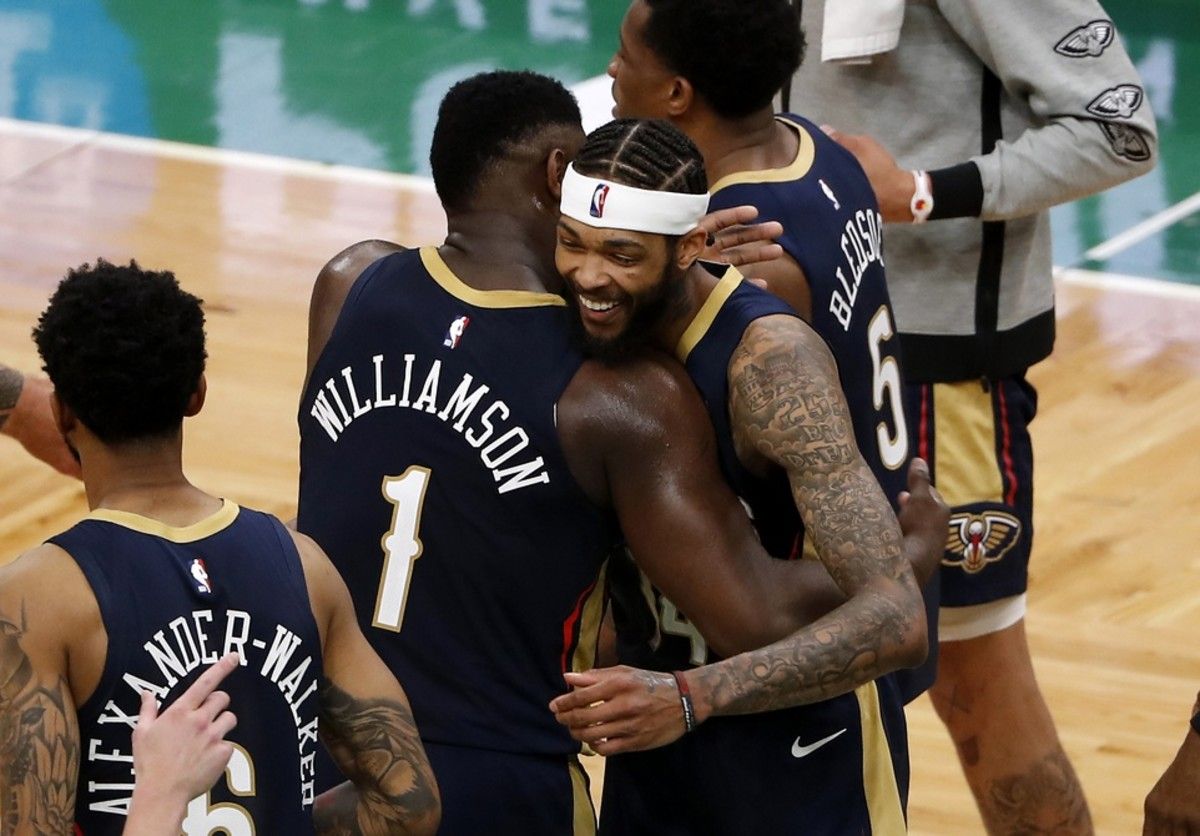 Zion Williamson and Brandon Ingram