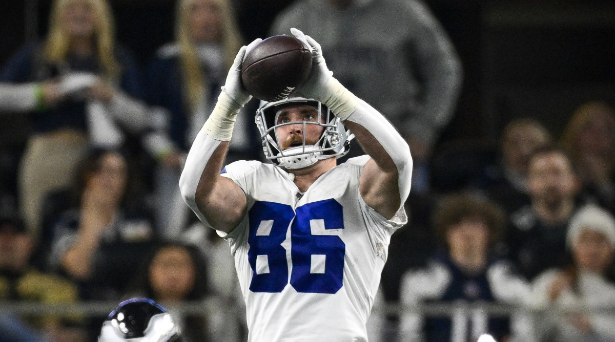 Former Dallas Cowboys tight end Dalton Schultz signed with the Houston Texans in 2023.