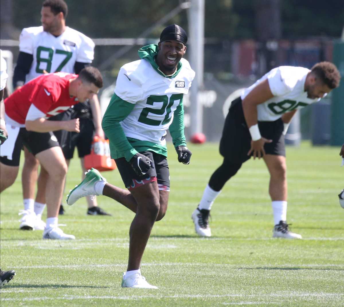 RB Breece Hall at Jets' Training Camp in 2022