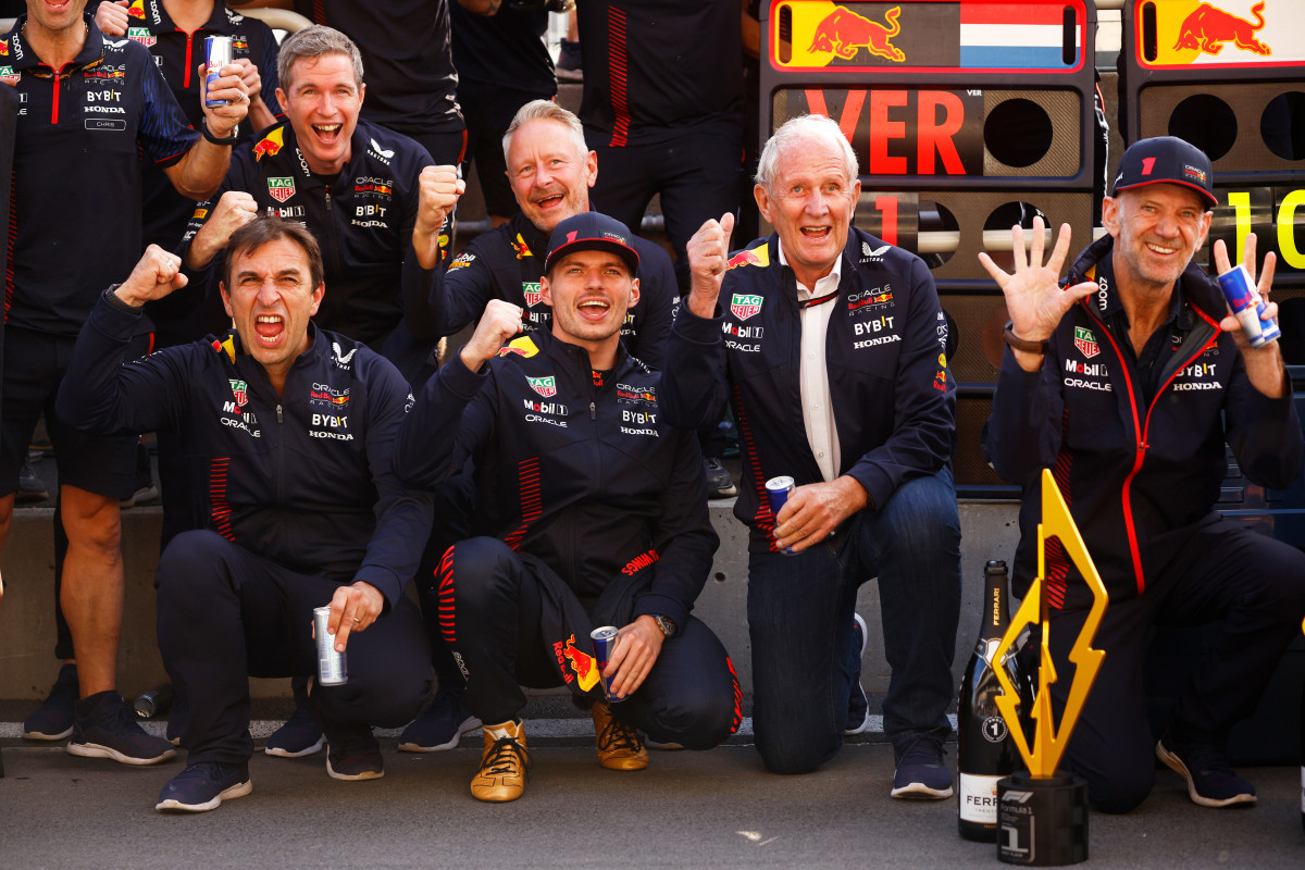 Red Bull - Max Verstappen - Helmut Marko - Adrian Newey