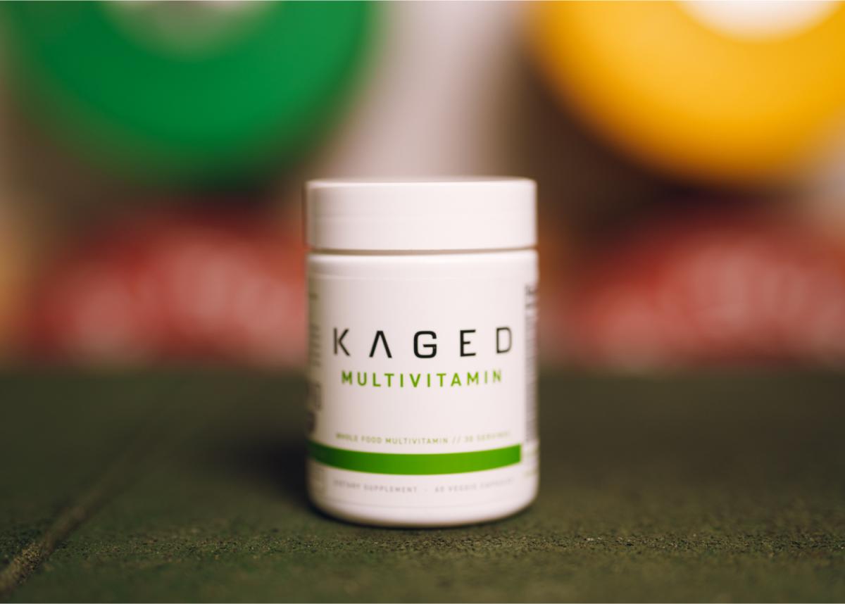 Kaged Multivitamin is a supplement that includes 100 percent RDA of 21 vitamins and minerals.