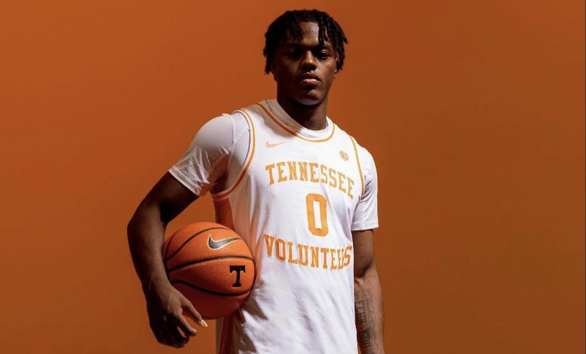 2024 G Ahmad Nowell during his official visit to Tennessee in Knoxville, Tennessee, on February 27, 2023. (Photo courtesy of Ahmad Nowell)