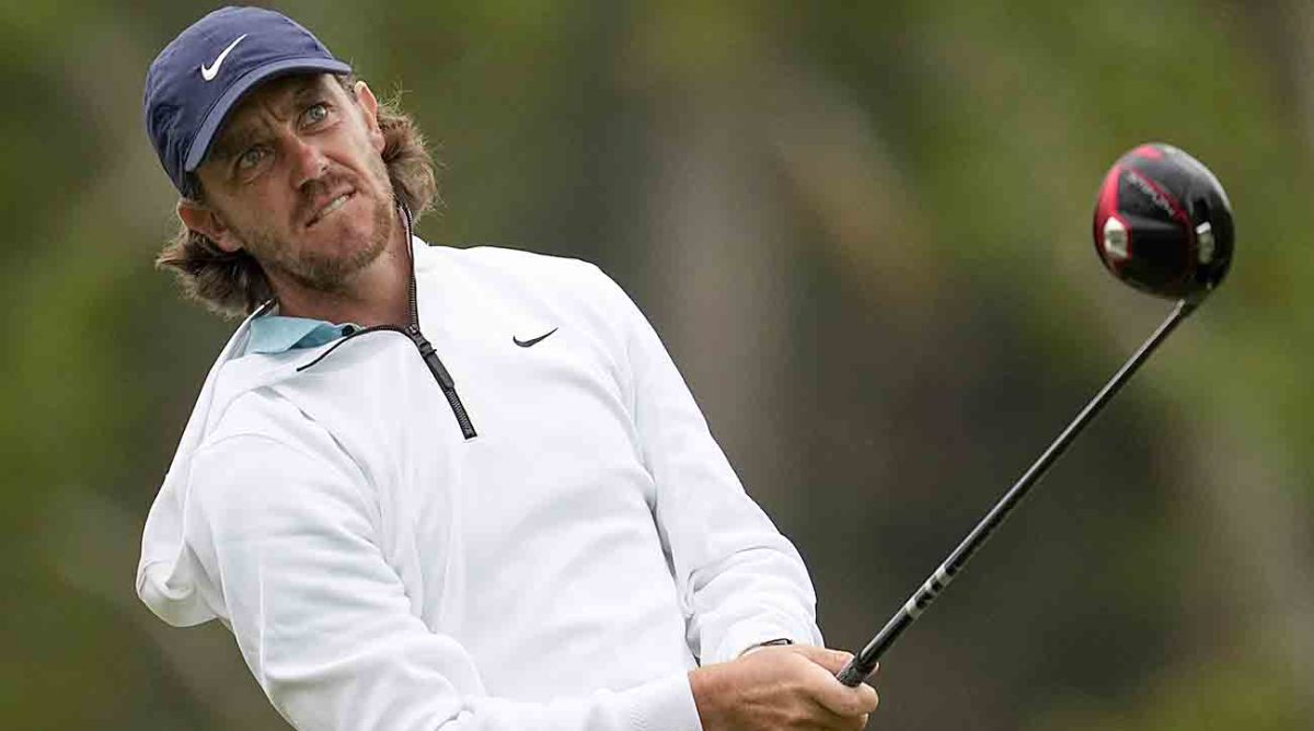 Tommy Fleetwood is pictured at the 2023 U.S. Open.