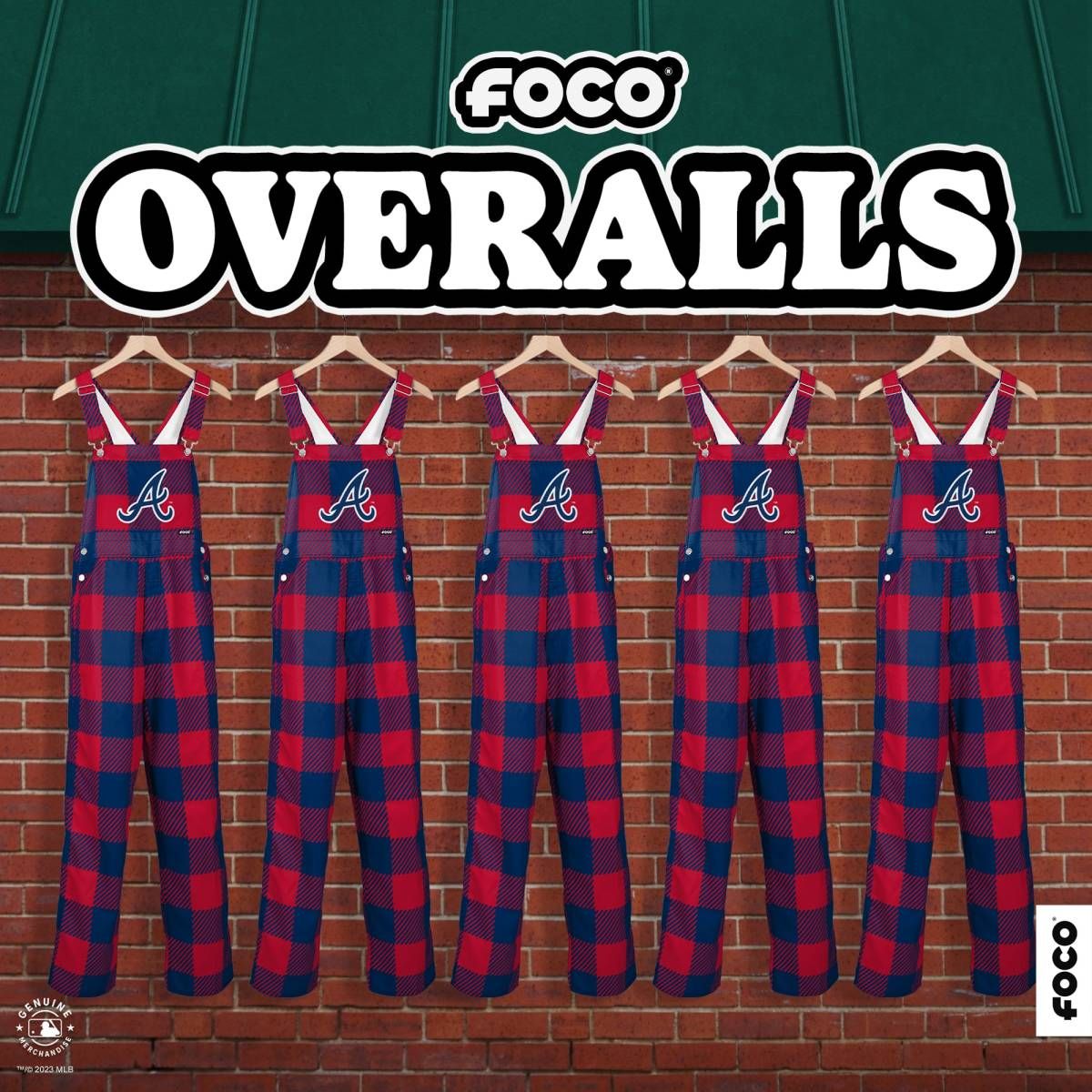 Atlanta Braves overalls