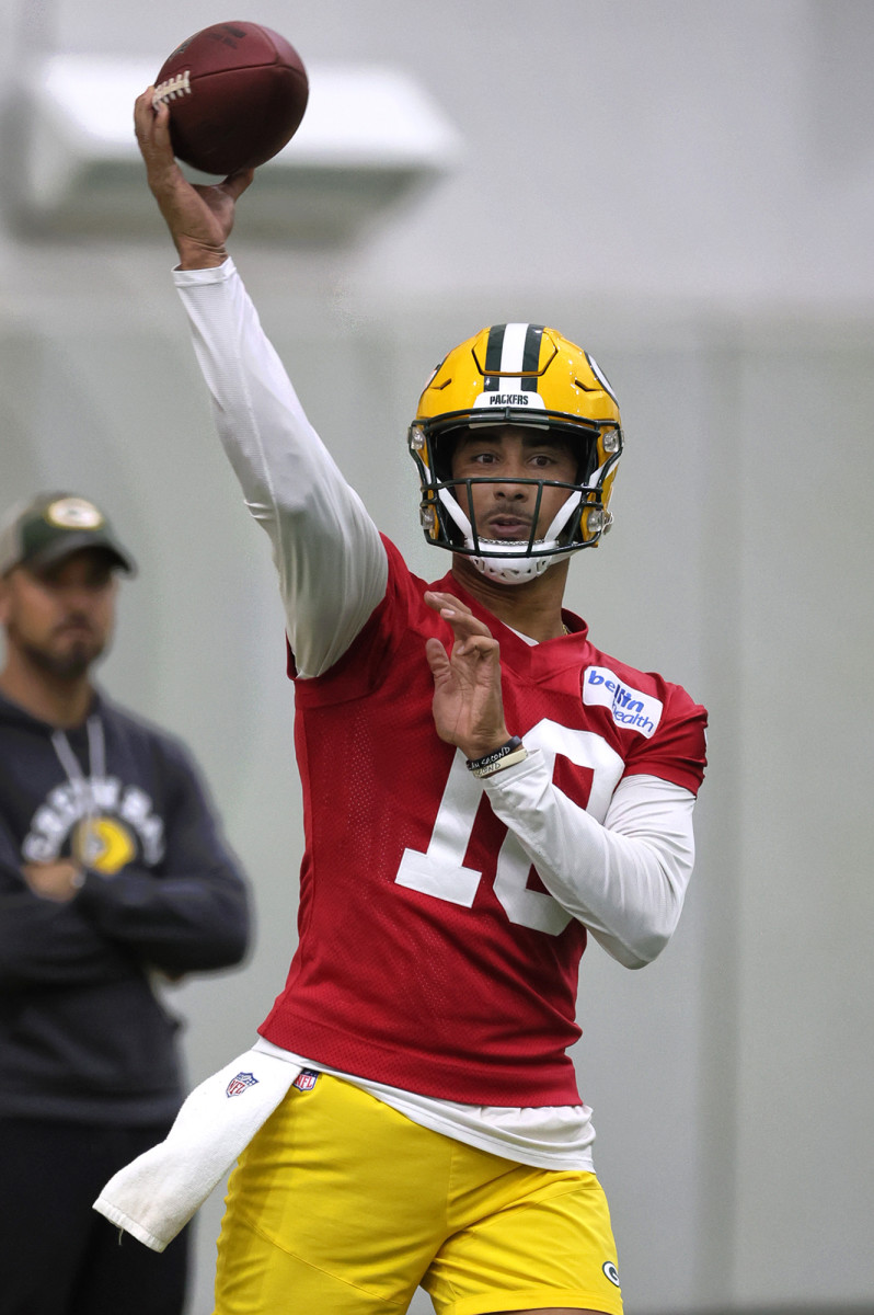 Packers starting quarterback Jordan Love was a first-round pick out of Utah State.