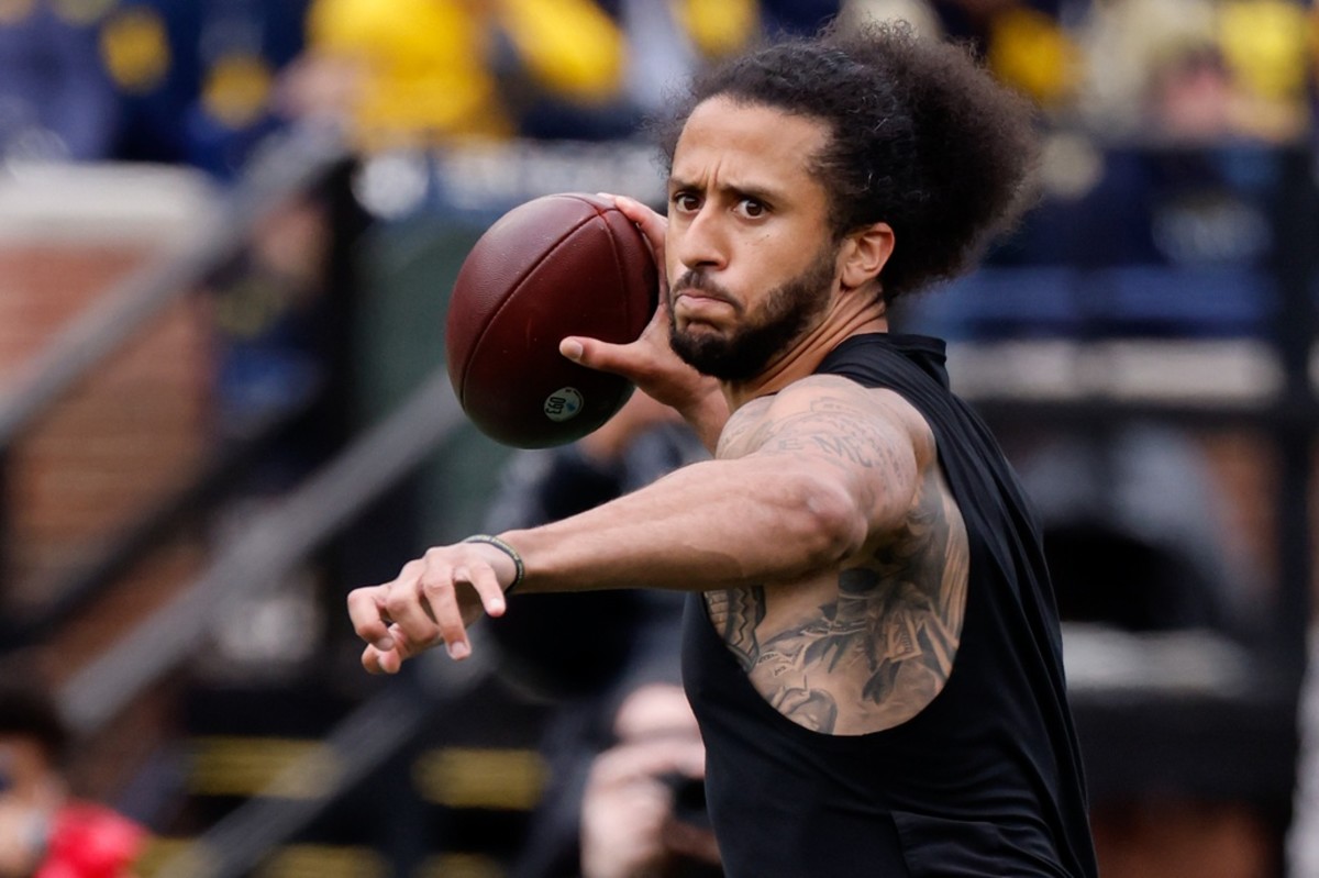 Former NFL quarterback Colin Kaepernick still works out in the hopes of returning to the league.